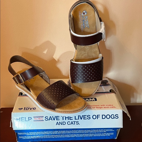 BOBs Memory Foam Vegan Sandals from Skechers - Picture 7 of 8